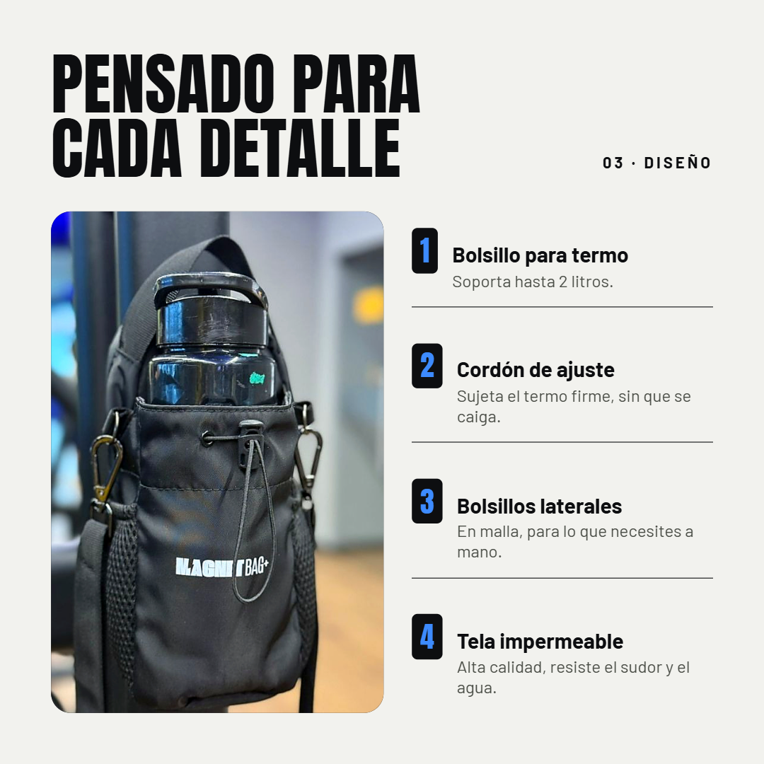 FitHold – Bolso magnético para el gym